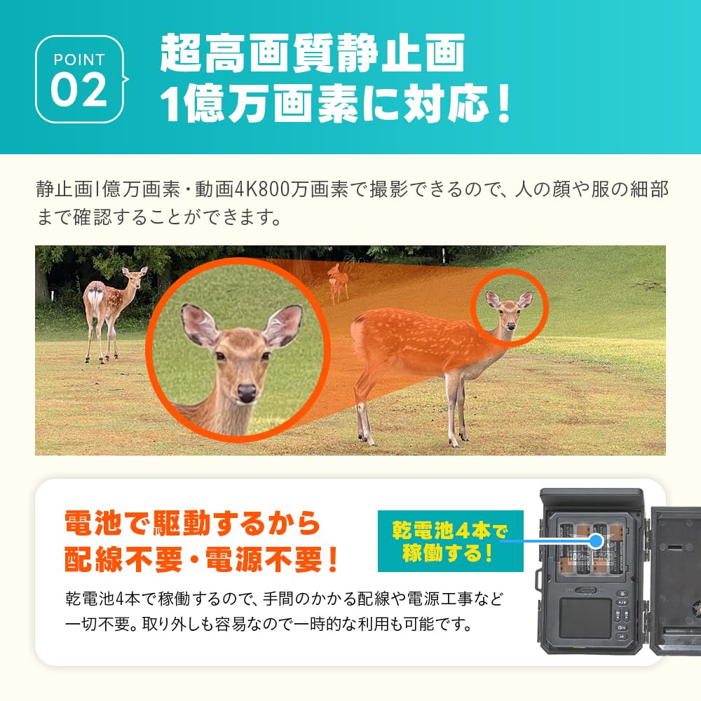 Amazon.co.jp: WTW 塚本無線 トレイルカメラ 防犯カメラ 熊 害獣 監視